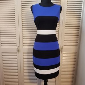 Tommy Hilfiger blue black and white size 8